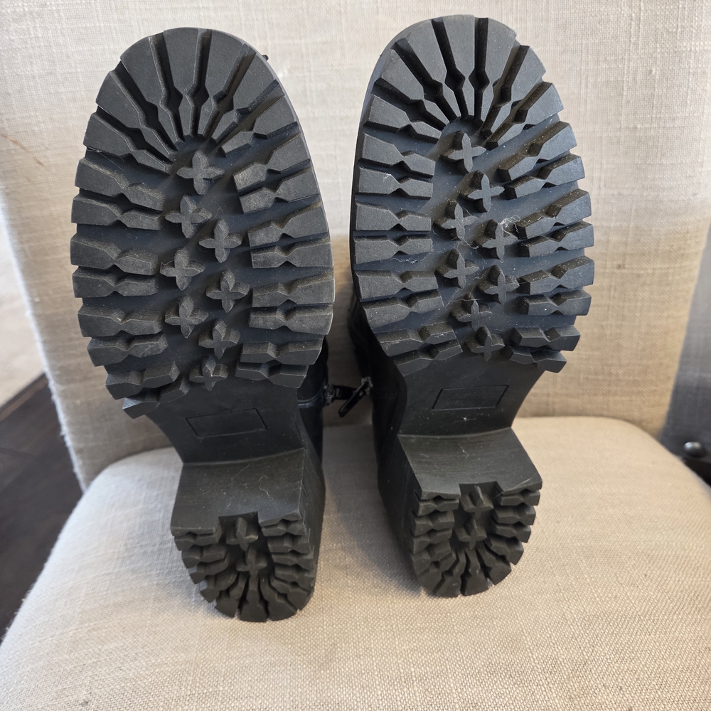 Madden Girl Black Quilted Ankle Booties - Picture 4 of 7